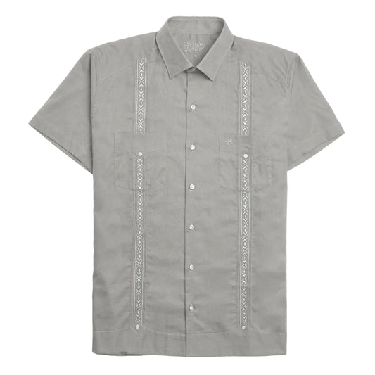 Texas Standard Guayabera Grey/Grey