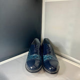 Stacy Baldwin Patent Hornback Dark Blue 153233