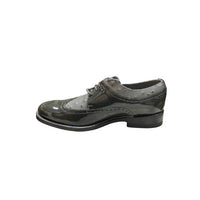 Stacy Baldwin Patent Ostrich Dark Grey 172235