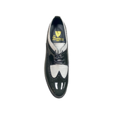 Stacy Baldwin Patent Lizard Dark Gray/White 162235-1