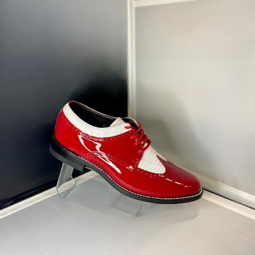 Stacy Baldwin Patent Lizard Red/White 1622313-1