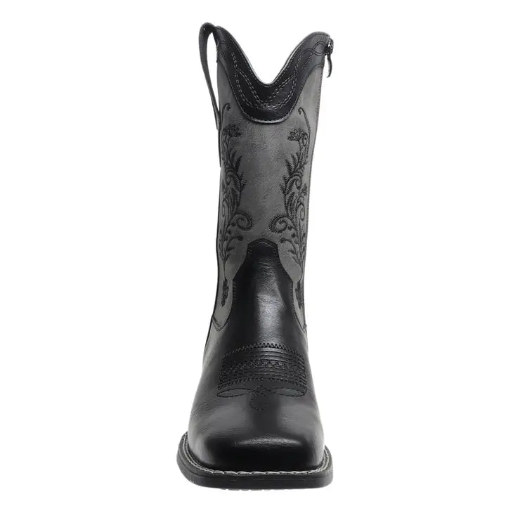 Pierre Dumas Kellan-2 Black Western Boot