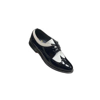Stacy Baldwin Patent Lizard Black/White 162230-1