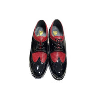 Stacy Baldwin Patent Lizard Black Red 162230-13