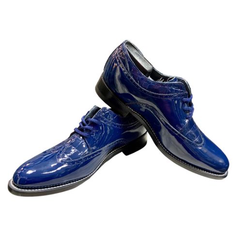 Stacy Baldwin Patent Palermo Royal Blue 1322314