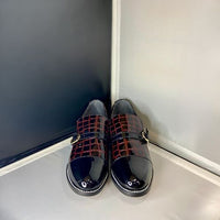 Stacy Baldwin Patent Palermo Black/Wine 138030-8