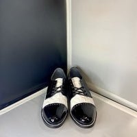 Stacy Baldwin Patent Hornback Black/White 154030-1