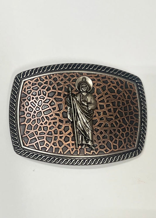 St Jude Silver Buckle