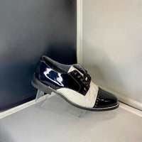 Stacy Baldwin Patent Hornback Black/White 154030-1