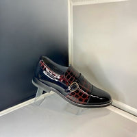 Stacy Baldwin Patent Palermo Black/Wine 138030-8