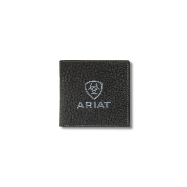 Ariat Large Bi-Fold Bullhide Black Wallet