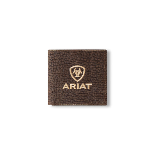 Ariat Large Bi-Fold Bullhide Brown Wallet