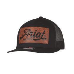 Ariat Leather Patch Cap