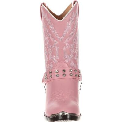 Durango Little Kid Pink Rhinestone Western Boot BT568