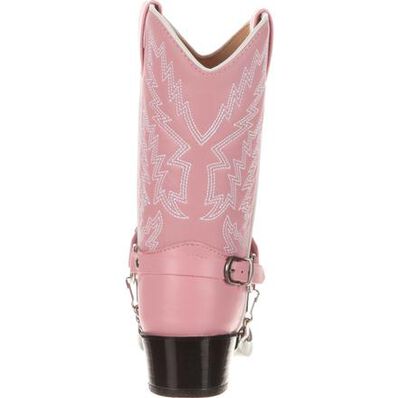 Durango Little Kid Pink Rhinestone Western Boot BT568