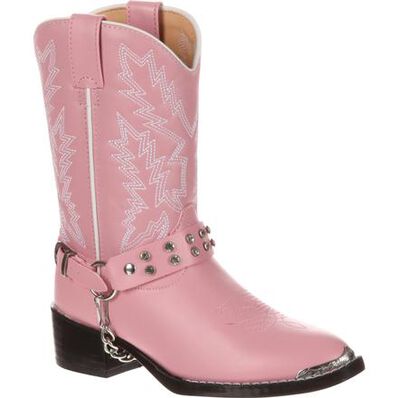 Durango Little Kid Pink Rhinestone Western Boot BT568