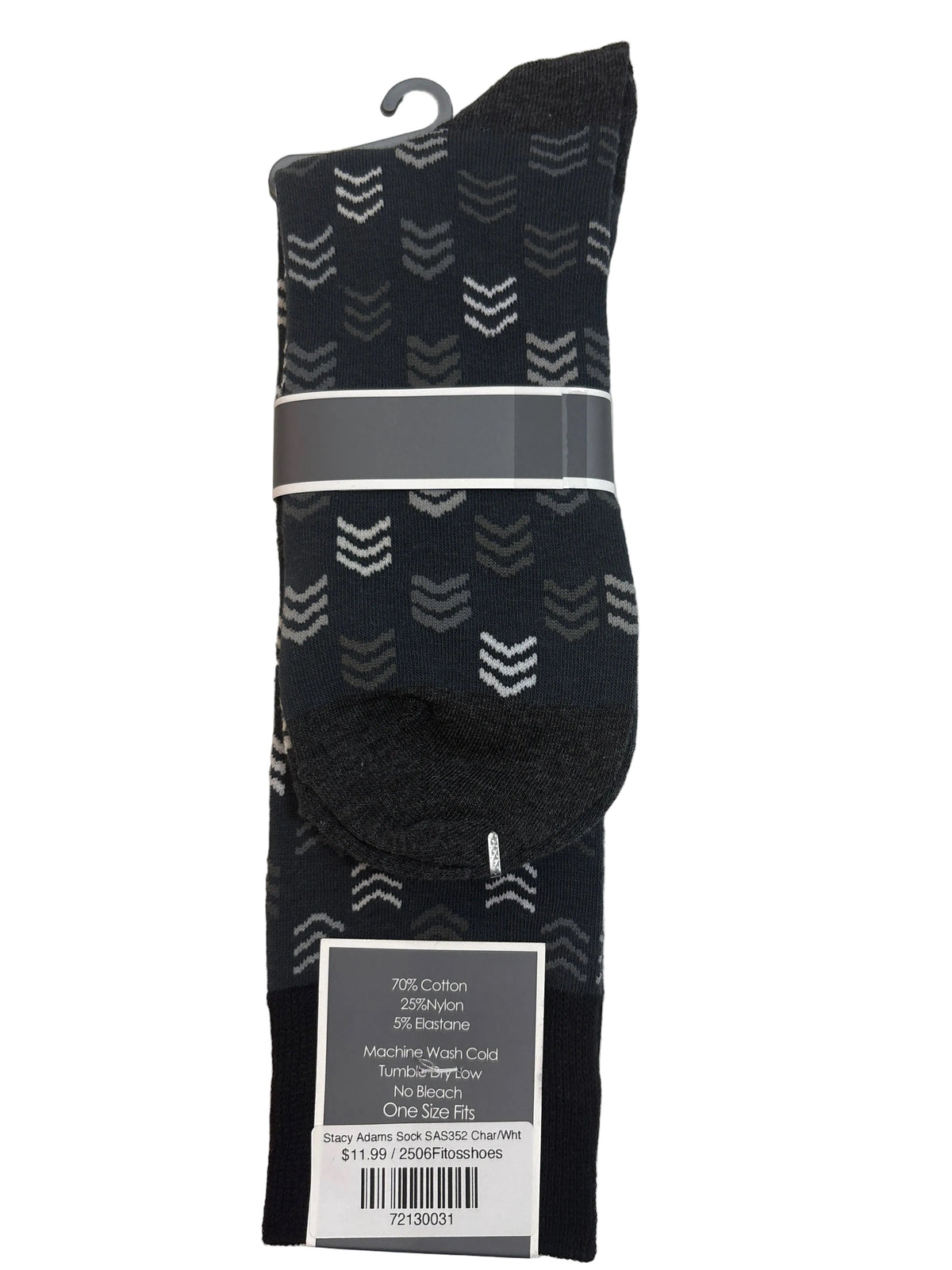 Stacy Adams Sock SAS352 Charcoal Grey