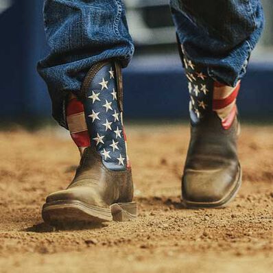 Durango Rebel Patriotic Pull-On Western Flag Boot DB5554