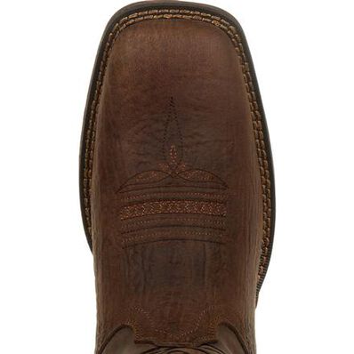 Durango Rebel Brown Distressed Flag Embroidery Western Boot DDB0314