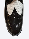 Stacy Baldwin 162239-1 Dk Brn/Wht Wing-Tip