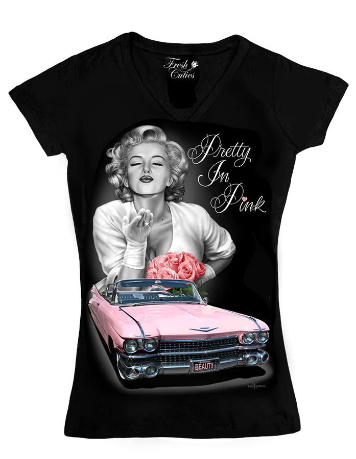 DGA Pretty In Pink V-Neck