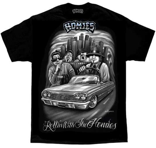 HOMIES ROLLIN WITH THE HOMIES Tee