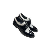 Stacy Baldwin Patent Lizard Black/White 162230-1