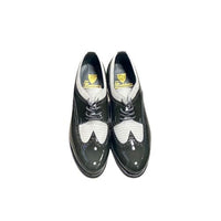 Stacy Baldwin Patent Lizard Dark Gray/White 162235-1