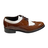 Stacy Baldwin Patent Lizard Brown/White 162237-1