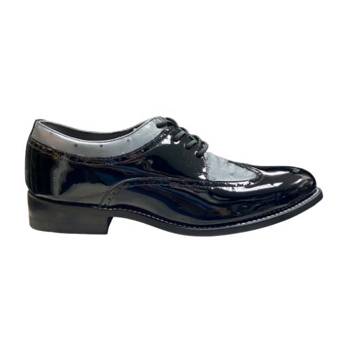 Stacy Baldwin Patent Ostrich Black/Grey 1722305