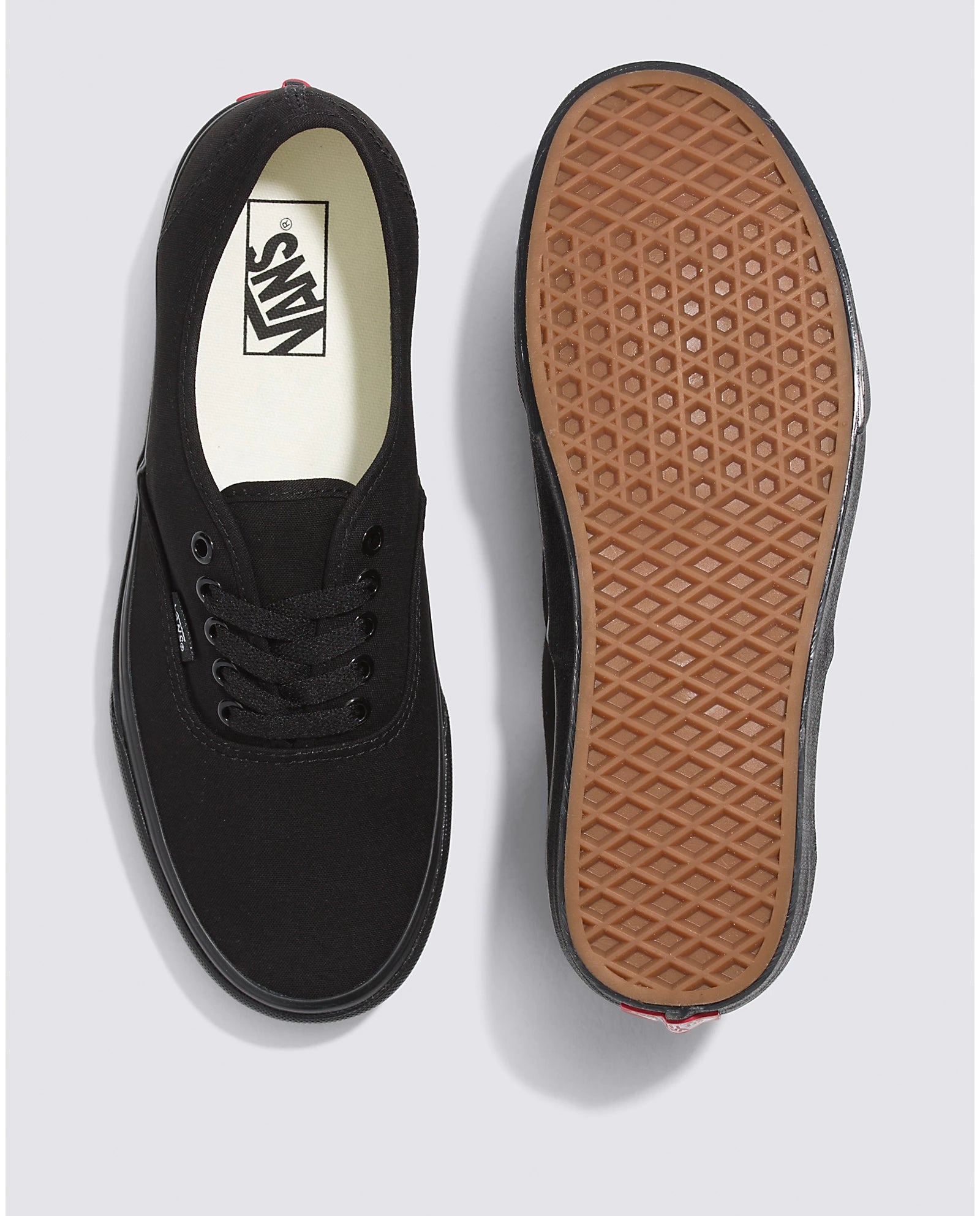 Vans authentic black and top brown