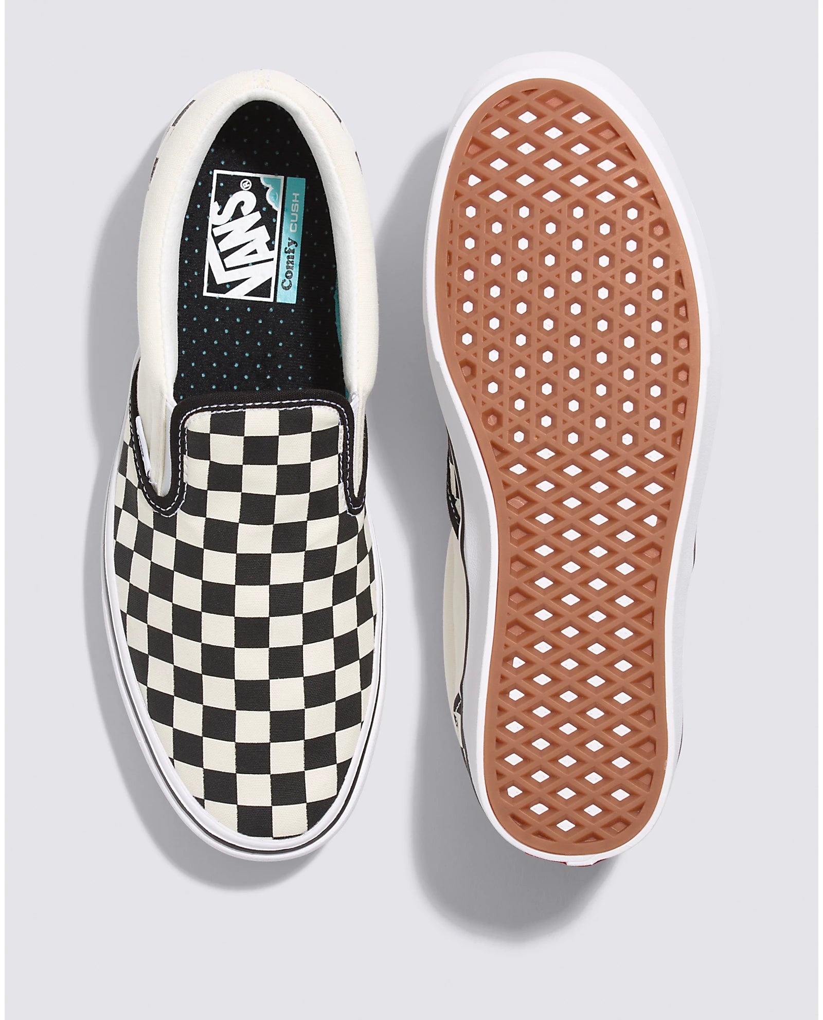 Vans Classic Slip On Comfy Cush Checkerboard