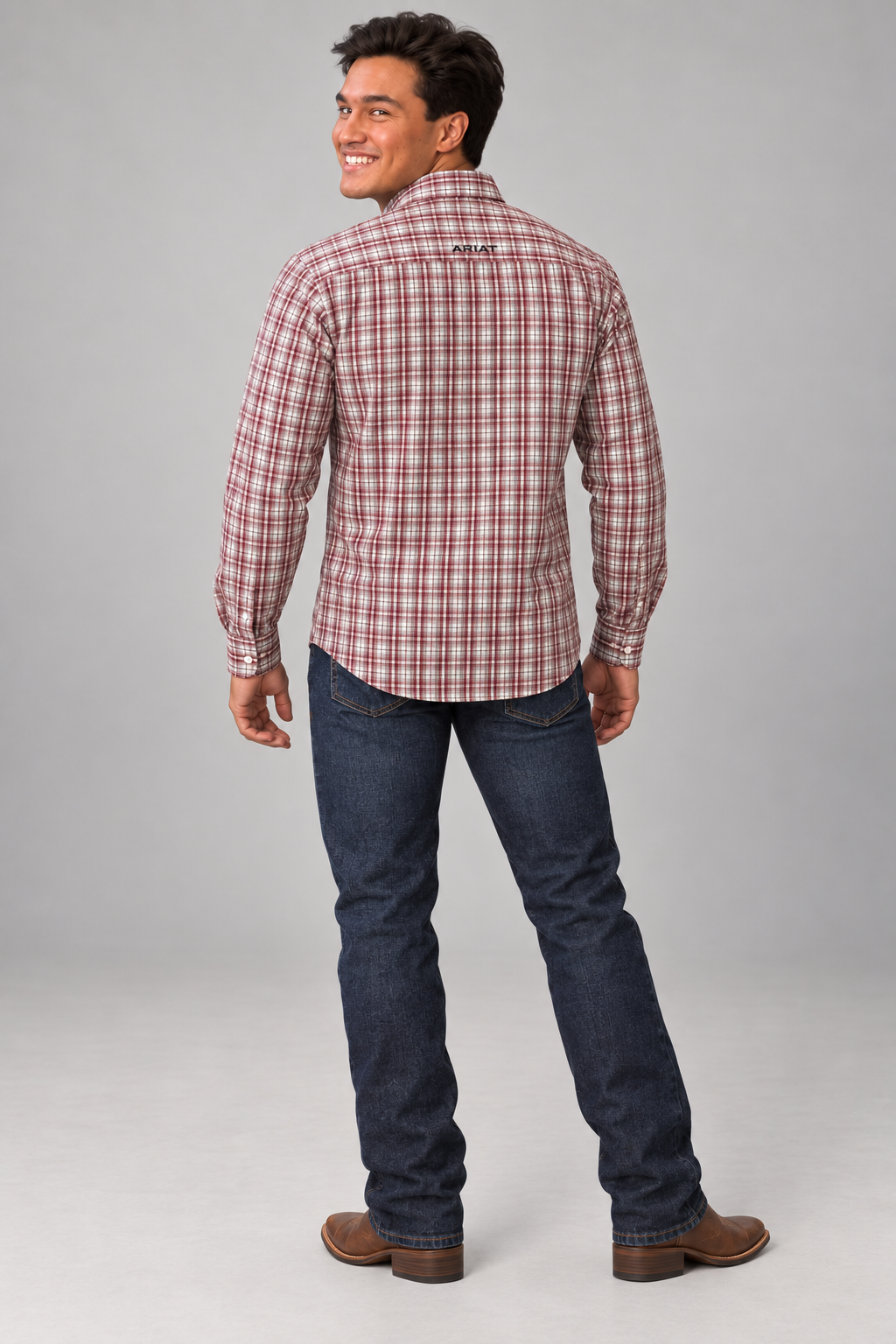 Ariat 10073632 RHUBARB PLAID CLEARANCE FINAL SALE