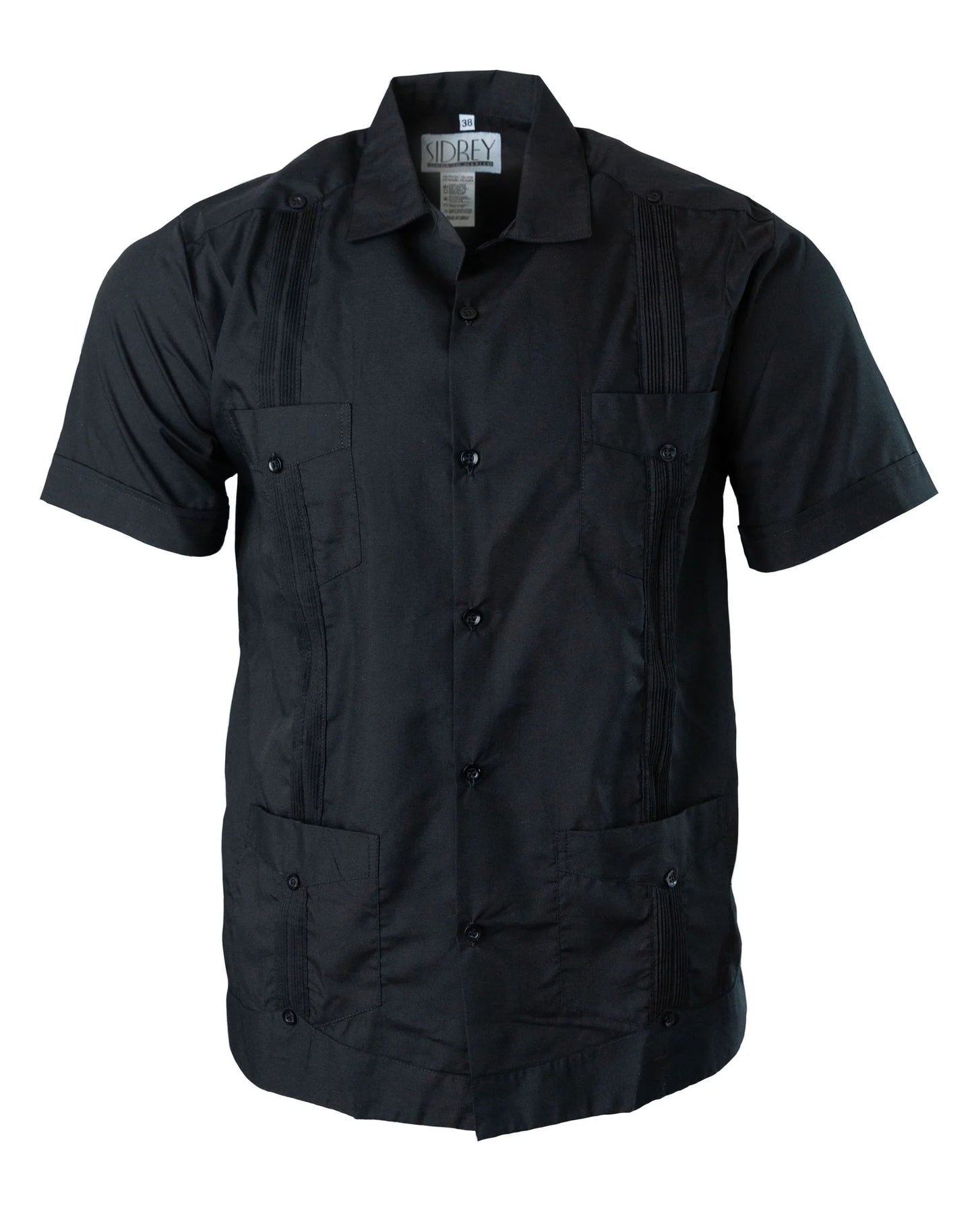 Sidrey Guayabera Black