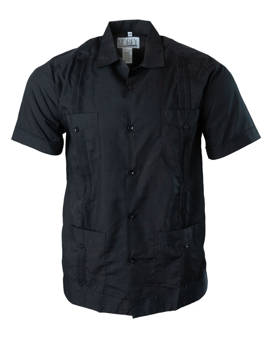 Sidrey Guayabera Black