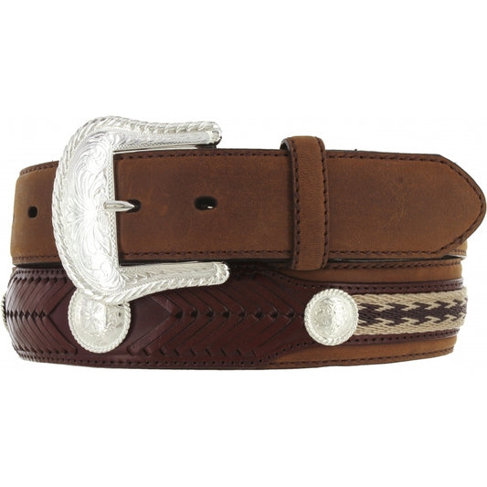 Tony Lama Duke Center Applique Belt 7239L