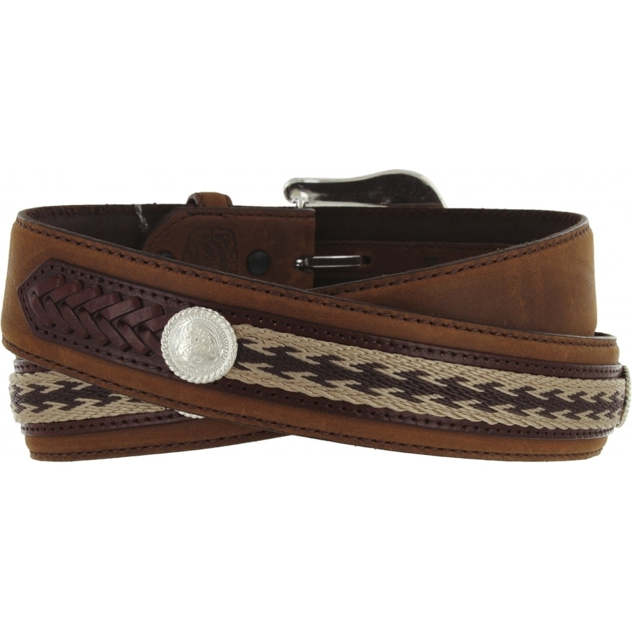 Tony Lama Duke Center Applique Belt 7239L