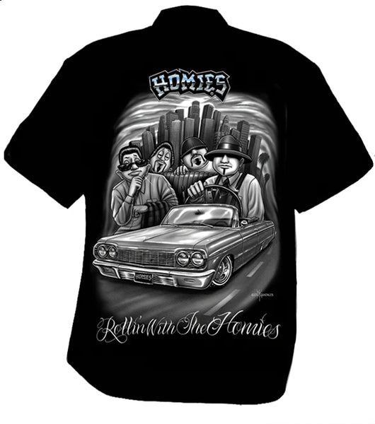 DGA ROLLIN WITH THE HOMIES Work Shirt
