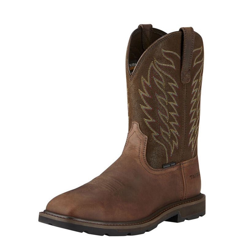 Ariat Groundbreaker Wide Square Toe Steel Toe Work Boot 10021108