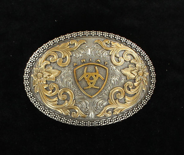 Ariat A37005 Gold/Silver Belt Buckle