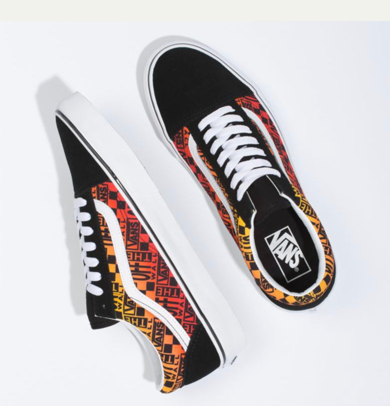 Vans Old Skool Logo Flame