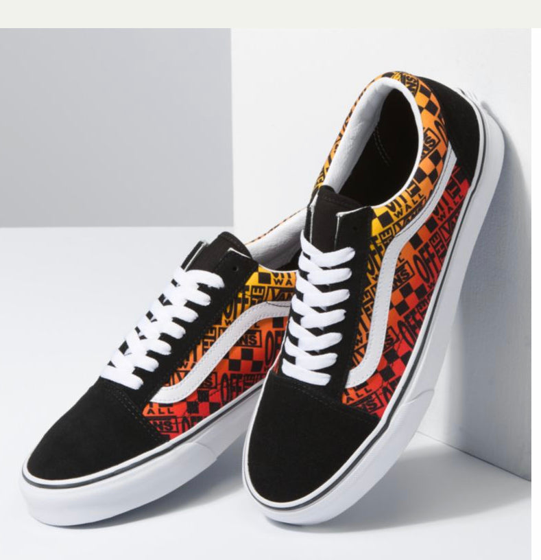 Vans Old Skool Logo Flame