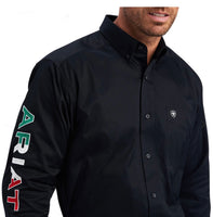 Ariat Team Logo Shirt Mexico Fitted Shirt 10038914