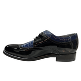 Stacy Baldwin Patent Palermo Black/Royal Blue 13223014